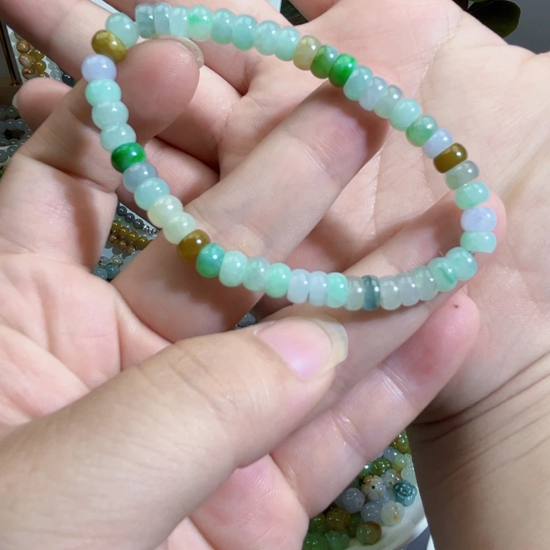 未镶嵌手链翡翠手串