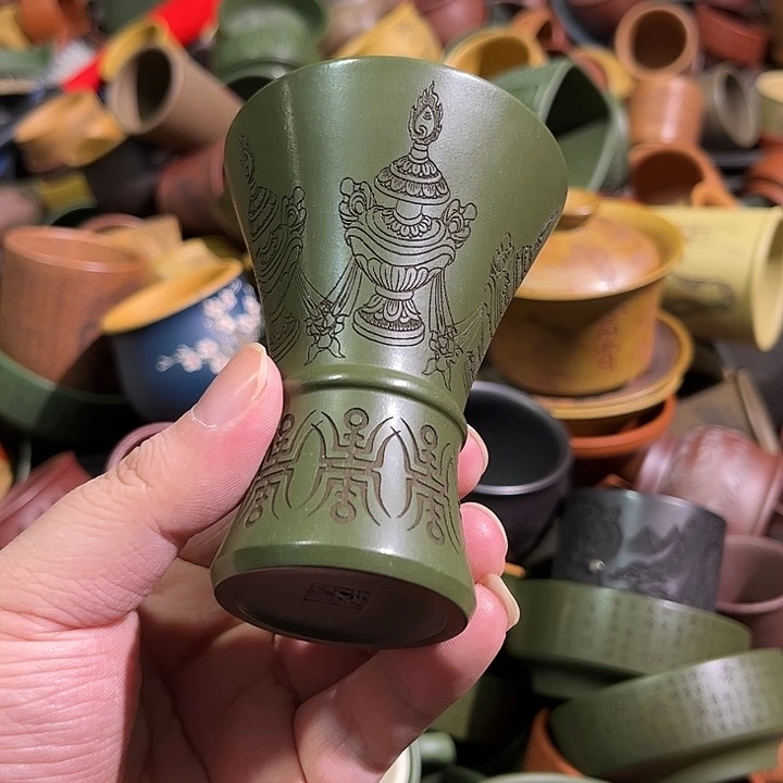 紫砂茶杯全手工紫砂主人杯