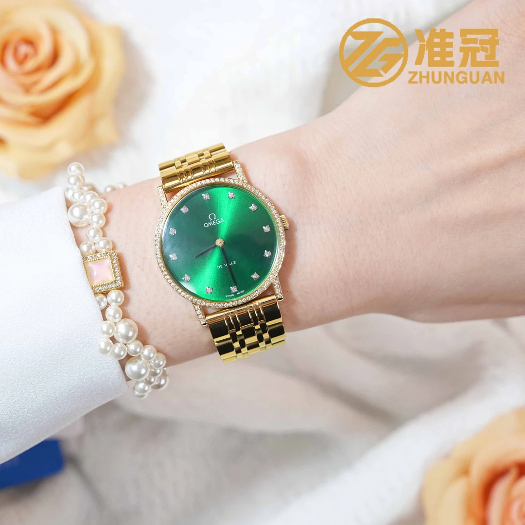 95新 Omega/欧米茄 32mm手动机械GX5720碟飞后钻瑞士名表