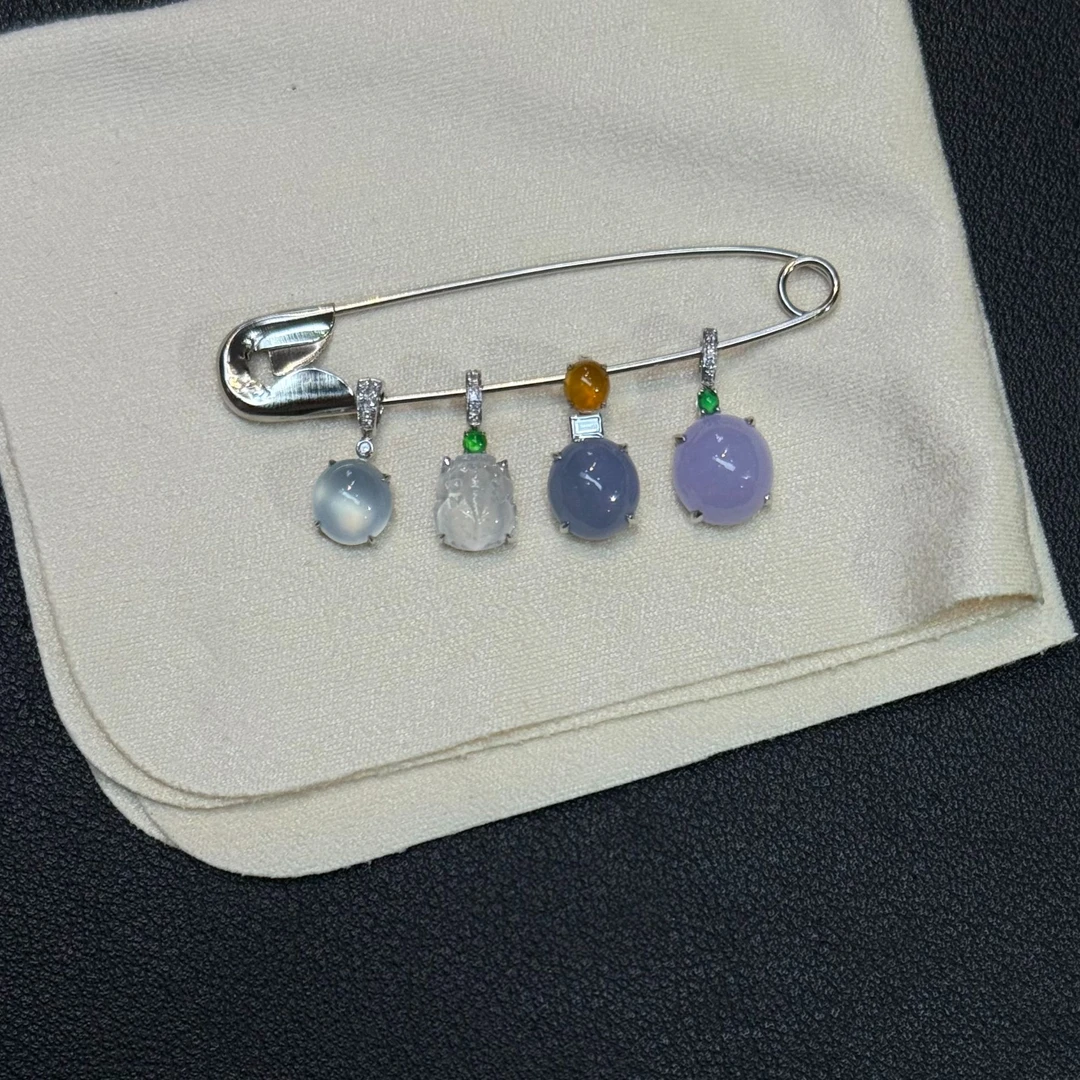 翡翠吊坠1件-18K金-多样性发货只发一件-AC27-JX|CXQ21