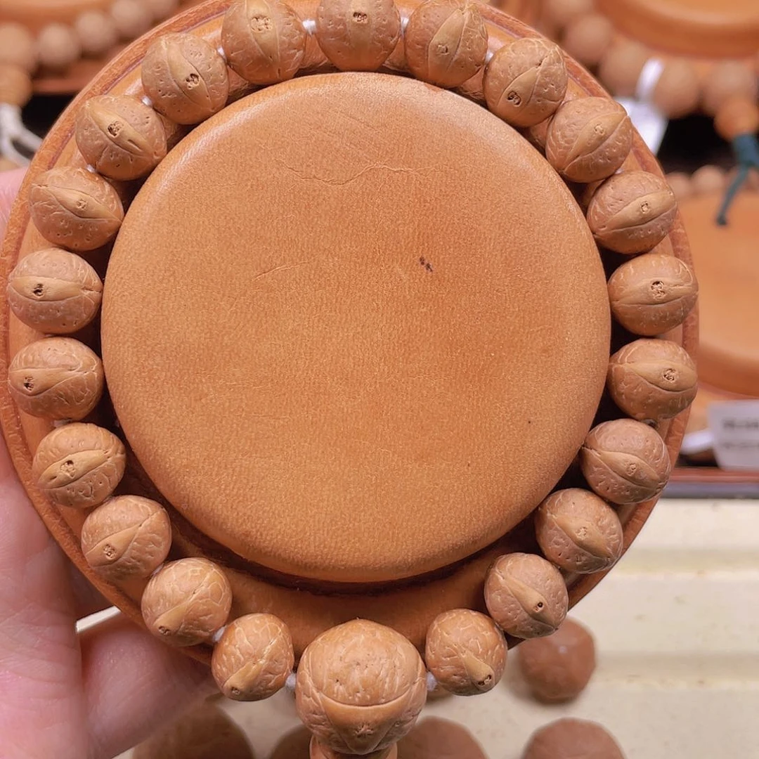 凤眼菩提手串厚皮壳飞碟11.5尺寸