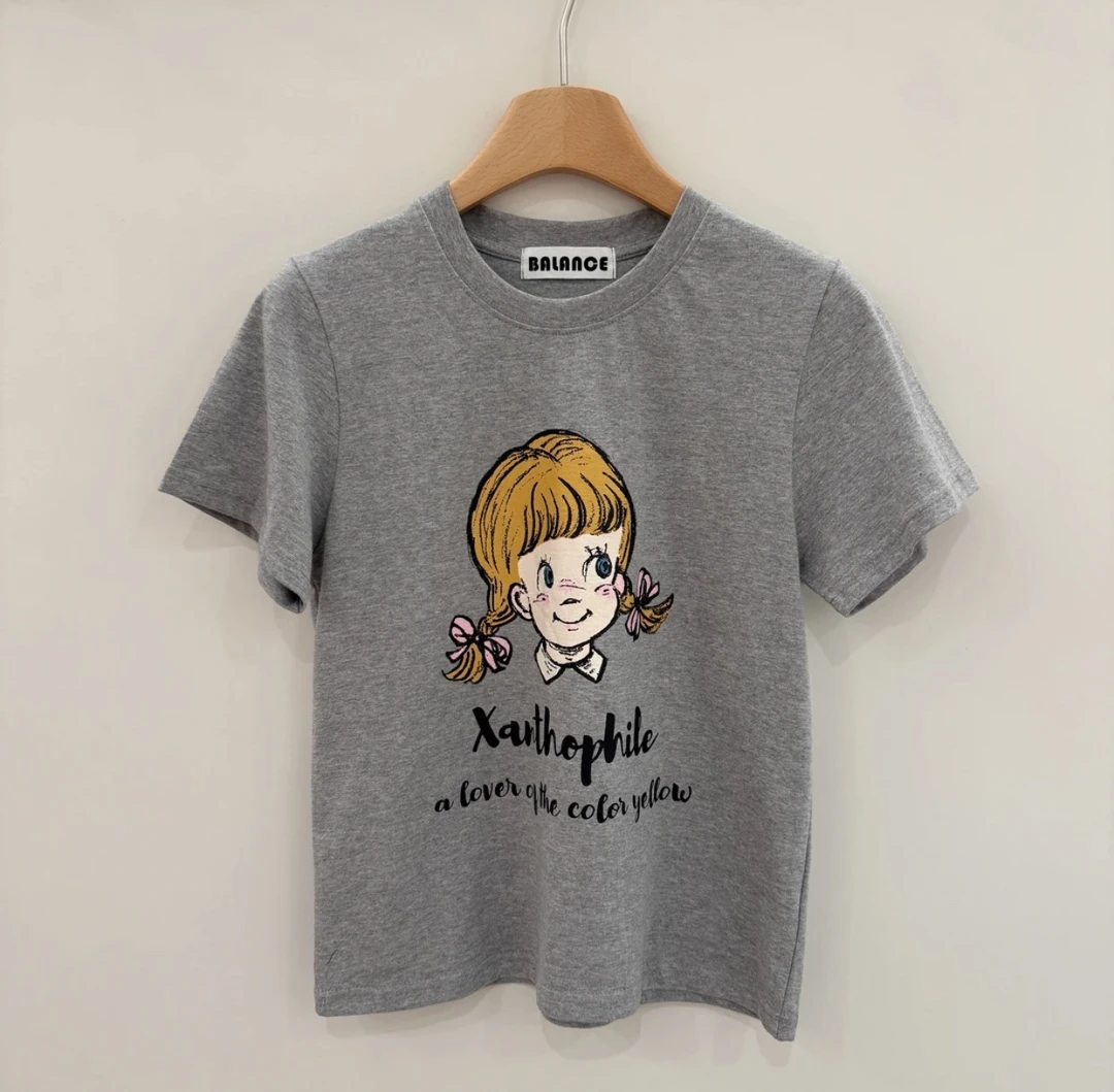 【橘子家】不退换−东大门可爱卡通贝蒂韩版正肩短袖