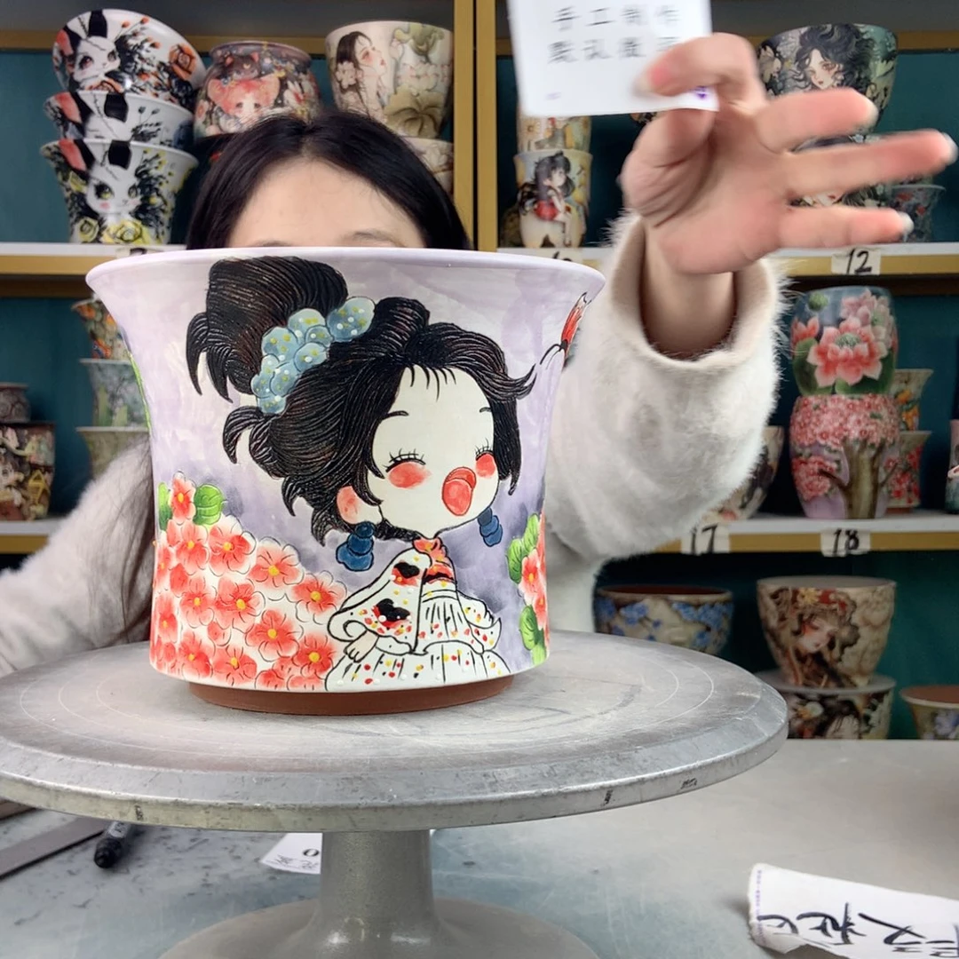 罐景德镇手工瑕疵160