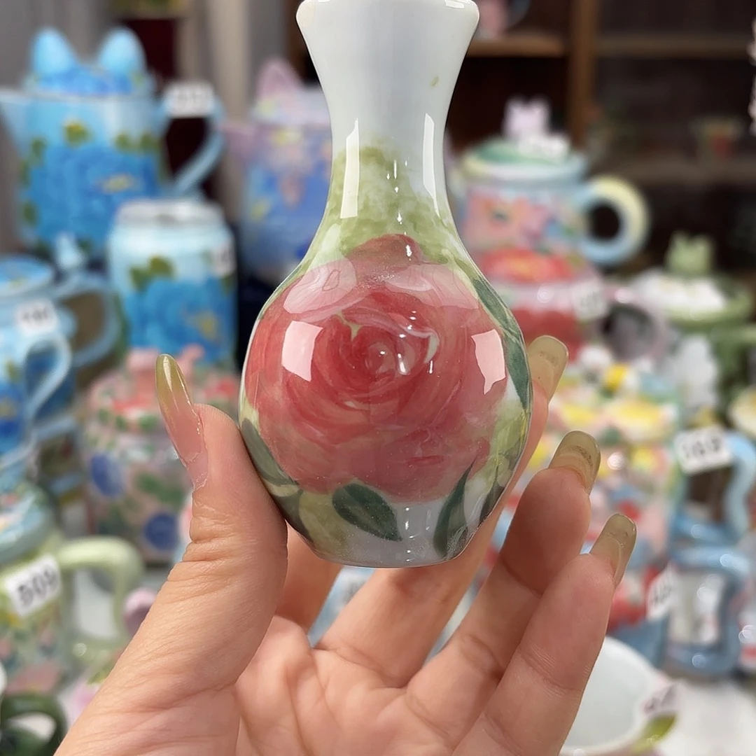 景德镇手绘高温釉下彩陶瓷茶具