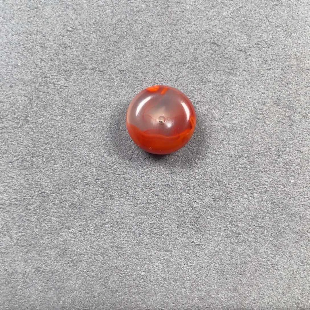 南红玛瑙火焰纹三通未镶嵌