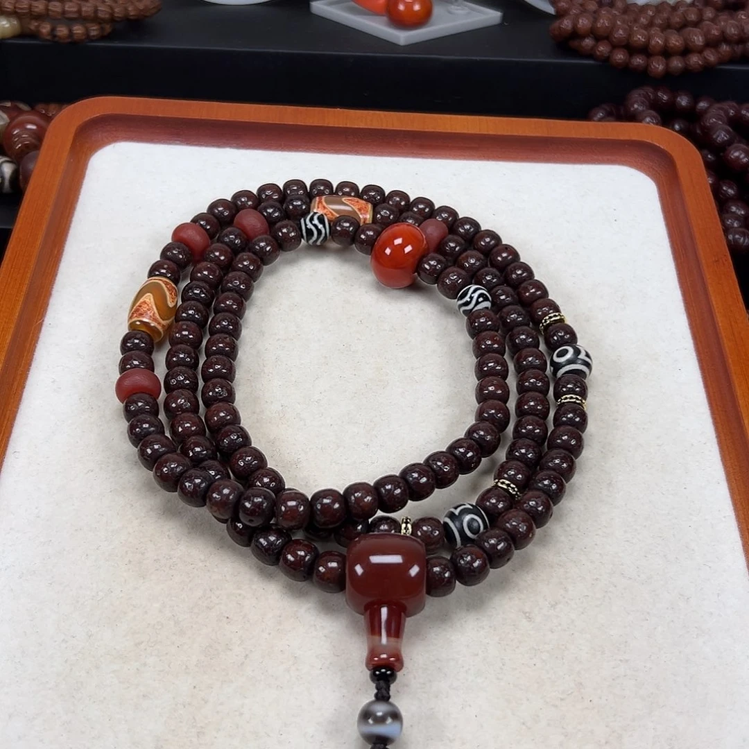 蓝***️星月菩提吊坠星月菩提子