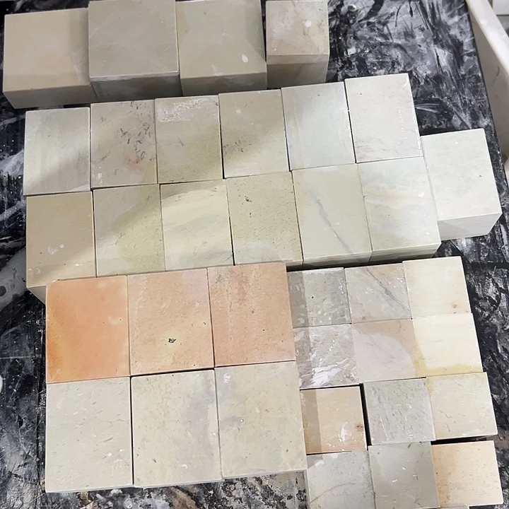 印度石新矿印石瑕疵10斤打磨好的