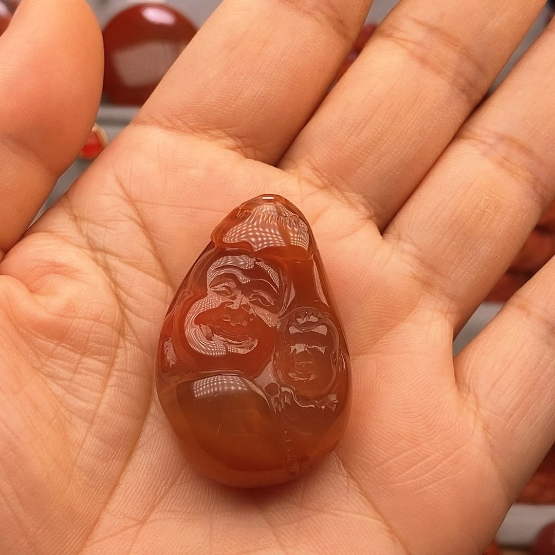 吊坠(不含链)未镶嵌南红玛瑙