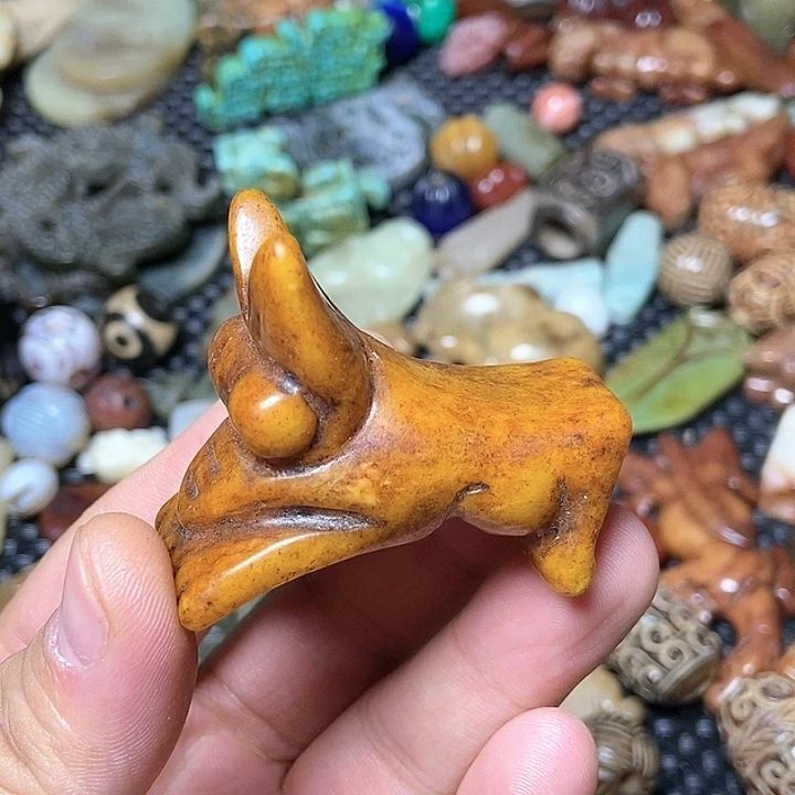 和田玉未镶嵌颈饰74