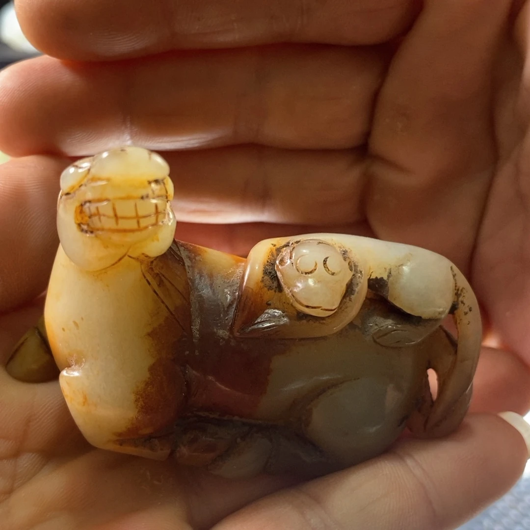 和田玉（糖玉）颈饰未镶嵌