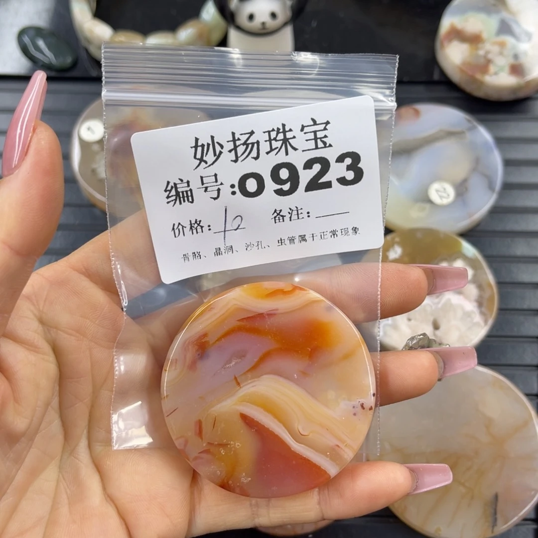 硅化珊瑚（珊瑚玉）a裂未镶嵌猫*虫