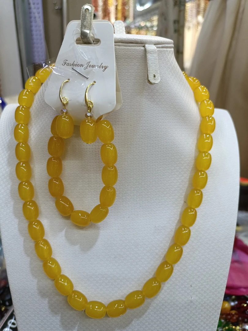 不锈钢琉璃项链 非常美丽的项链。