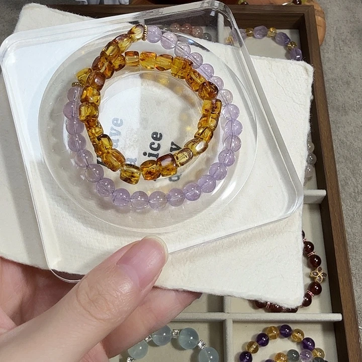 水晶手链未镶嵌水晶手串水晶