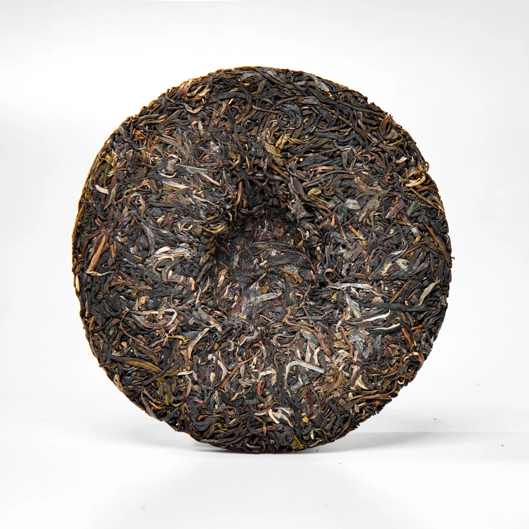 【李天文-邦东村忙卖组102号】2023年大水井古树生饼 带茶样