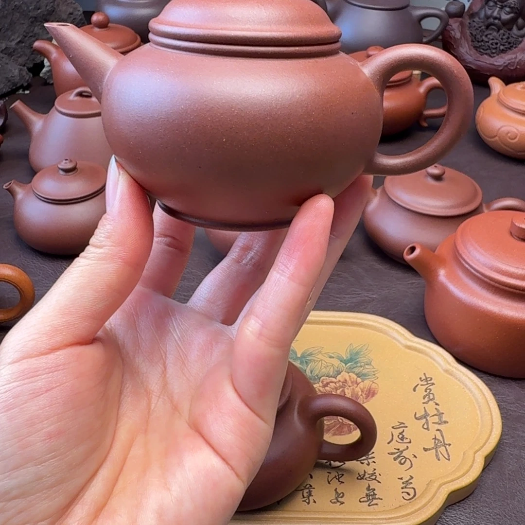 紫砂茶壶特练紫泥 水平 150微瑕