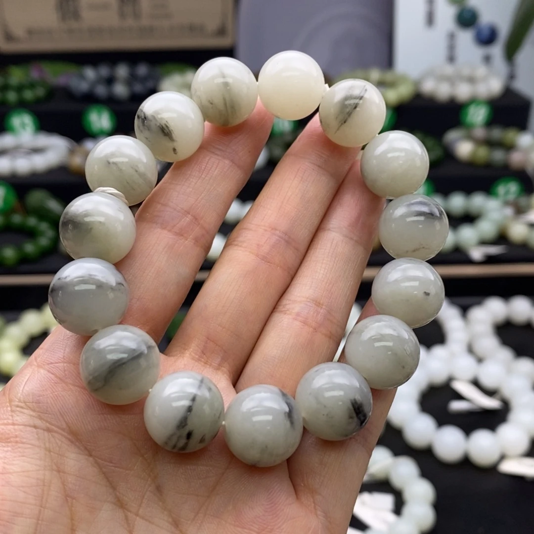 手链未镶嵌和田玉14m m