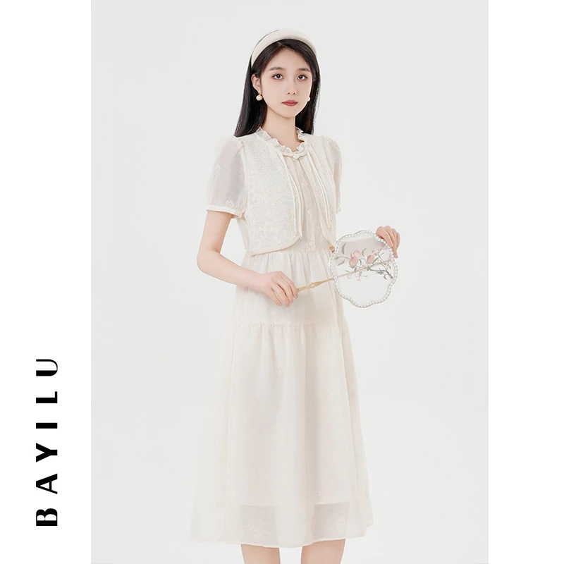【虎哥专属】芭依璐女装夏季新款时尚连衣裙86L7065Z