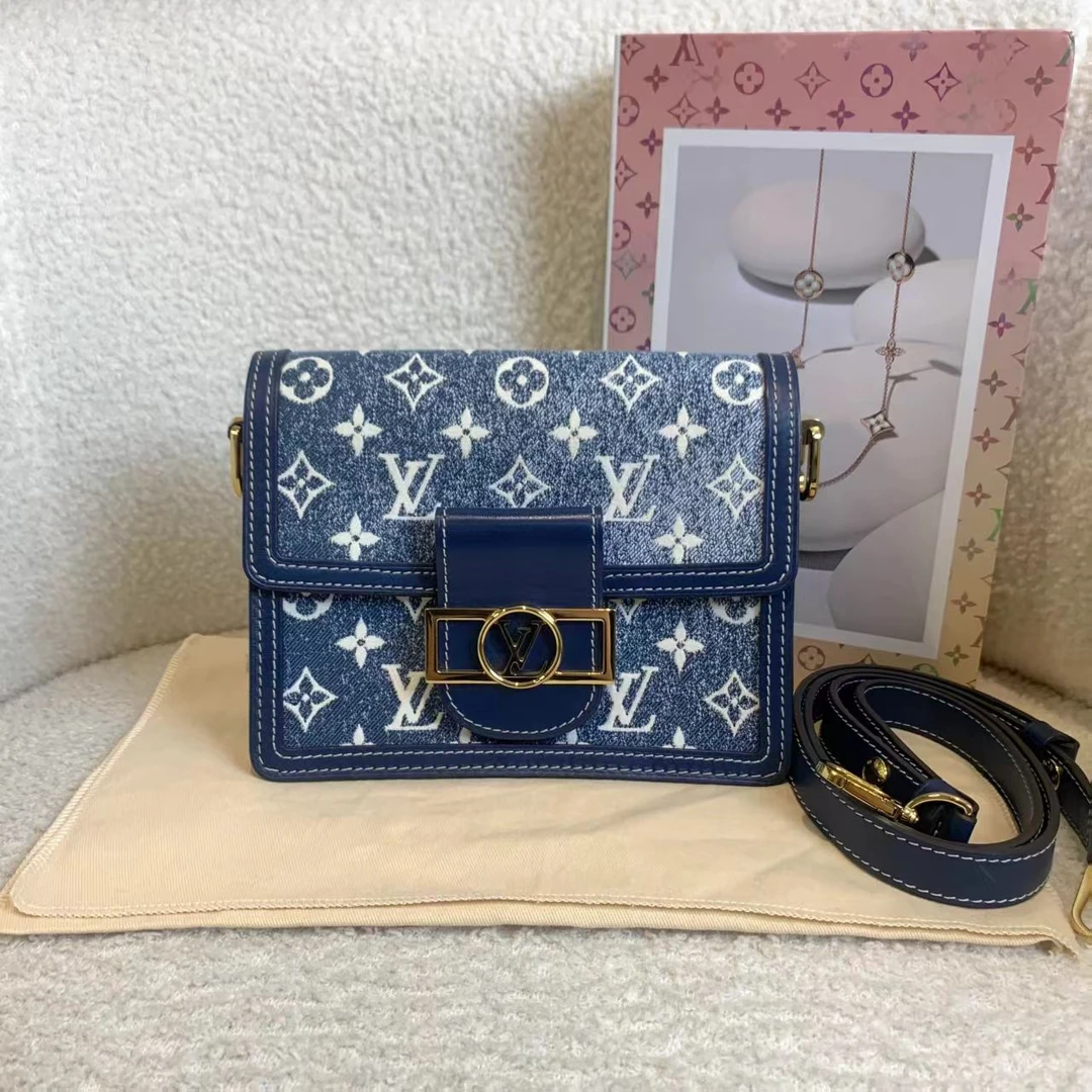 99新 LouisVuitton/路易威登 牛仔达芙妮/59879219/12期/代卖服务
