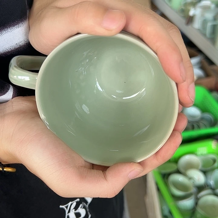 龙泉云间青瓷小米茶器