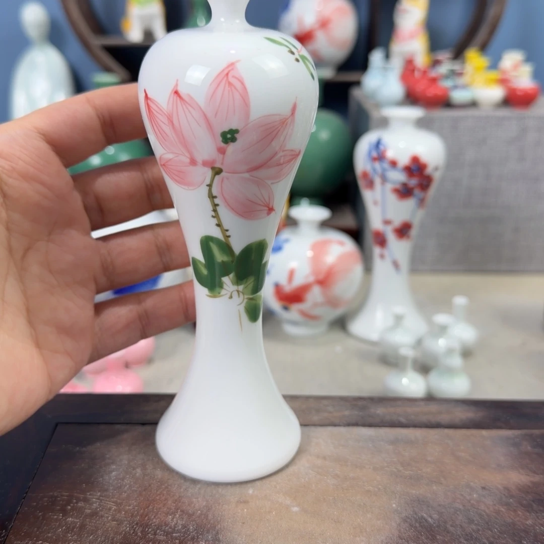 陶瓷手工小花器摆件