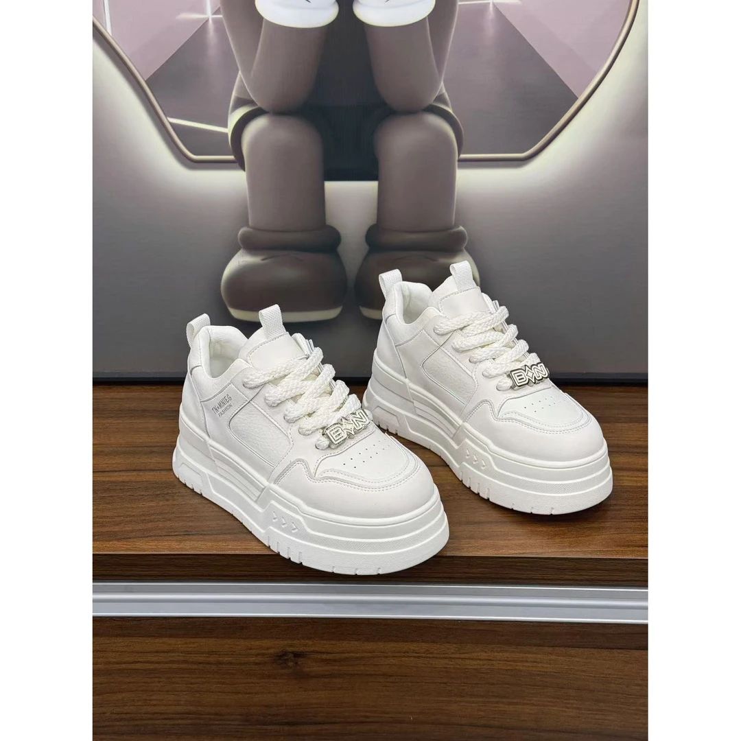 2025厚底小白鞋女新款增高百搭女鞋休闲板鞋1208