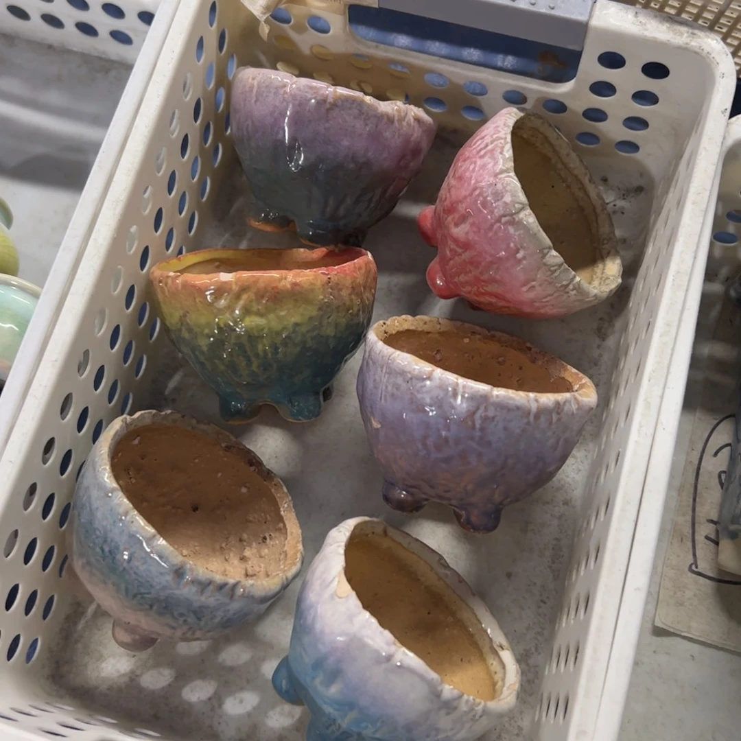 陶瓷多肉小花盆@@3