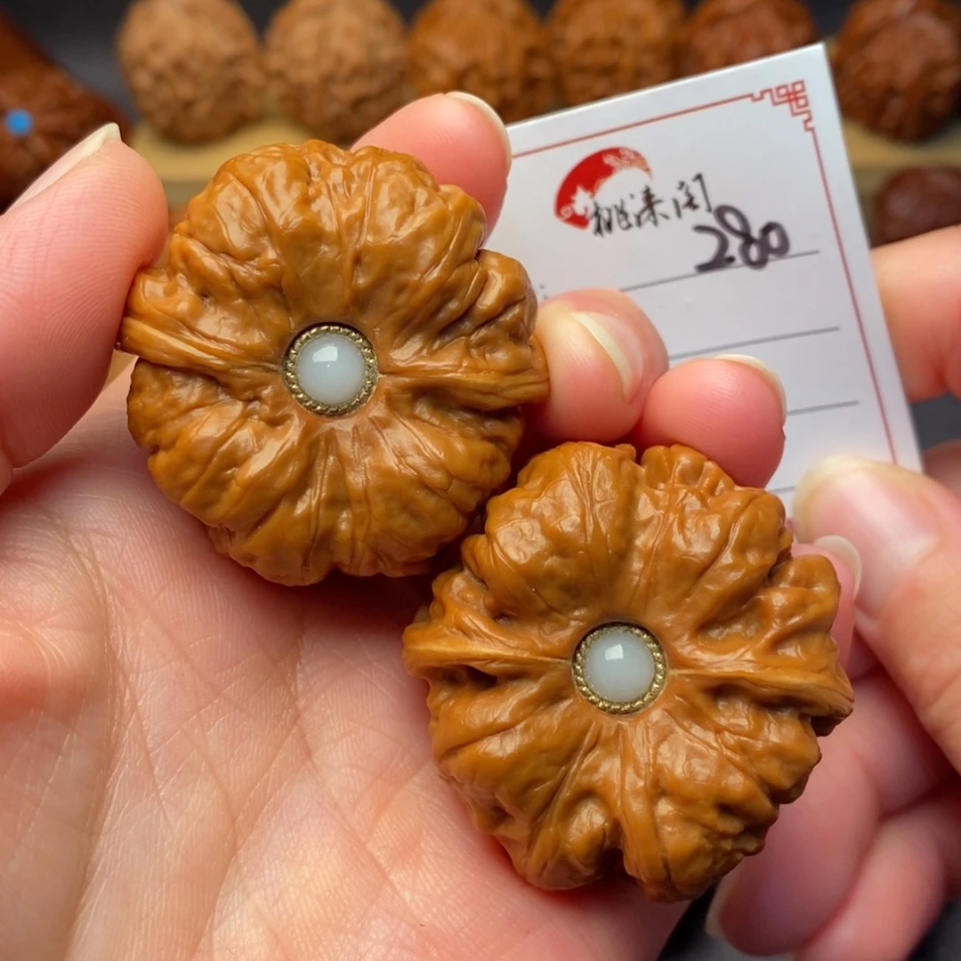 把件文玩核桃280号40全品蛤蟆