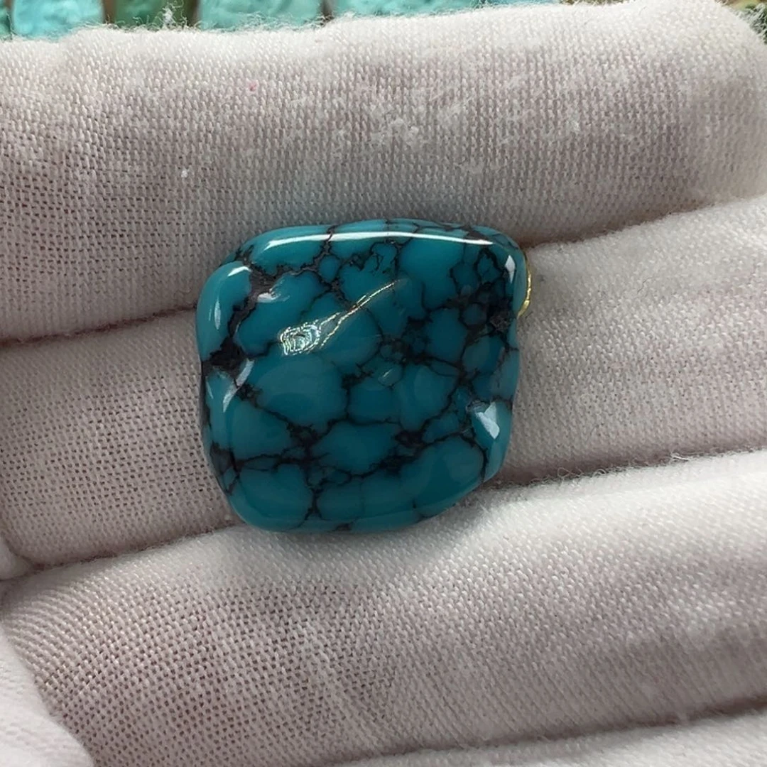 未镶嵌绿松石随形19.5mm