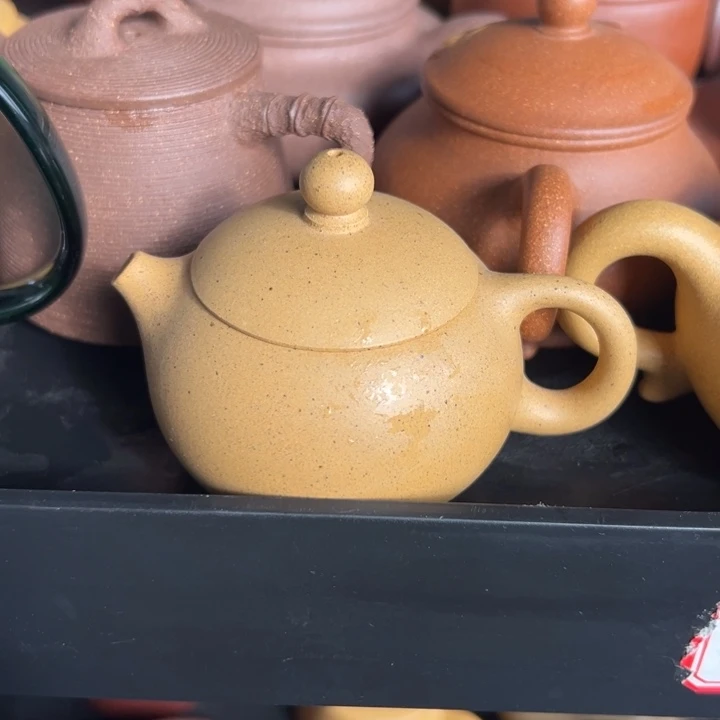 紫砂茶壶黄金段小西施100cc