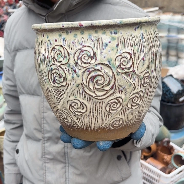 红陶下次玫瑰20*18