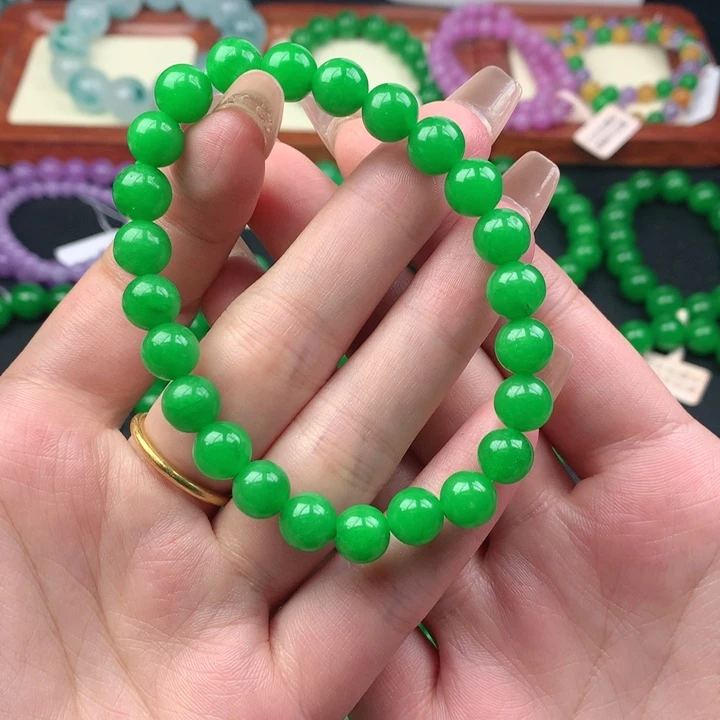 不****缅料卡8手串 一物一证