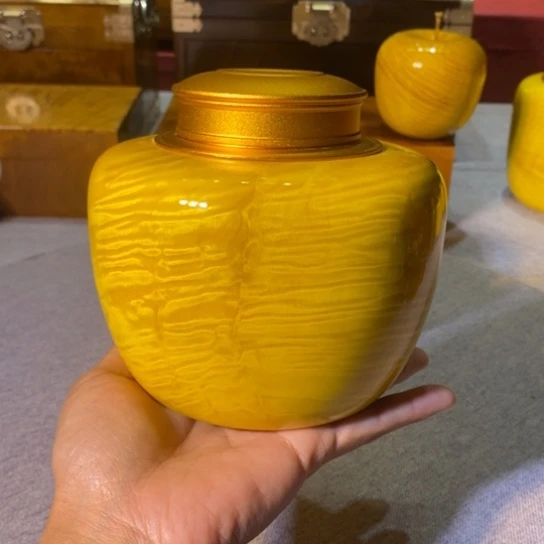 金丝楠金丝楠木茶叶罐