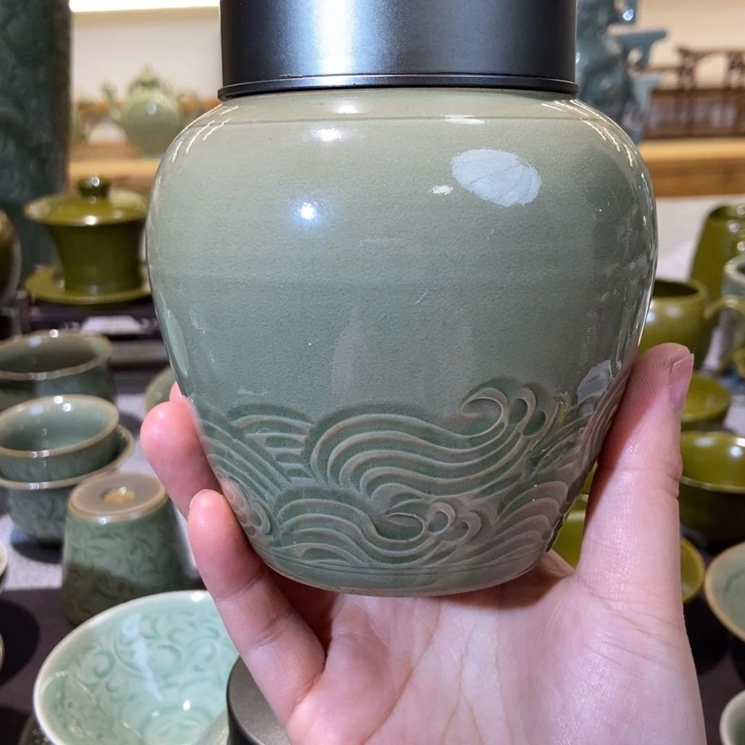 瓷片茶叶罐福利哈哈哈