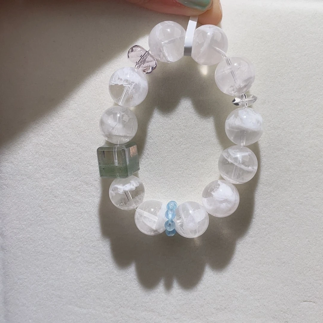 *****水晶手链未镶嵌雪花幽灵