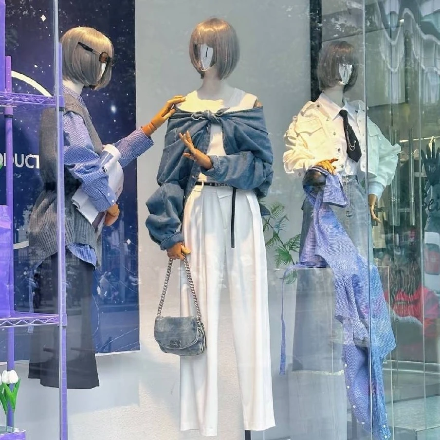 时尚气质女装商品链接(拍下截图发给客服)宽松蓝色显瘦洋气百搭