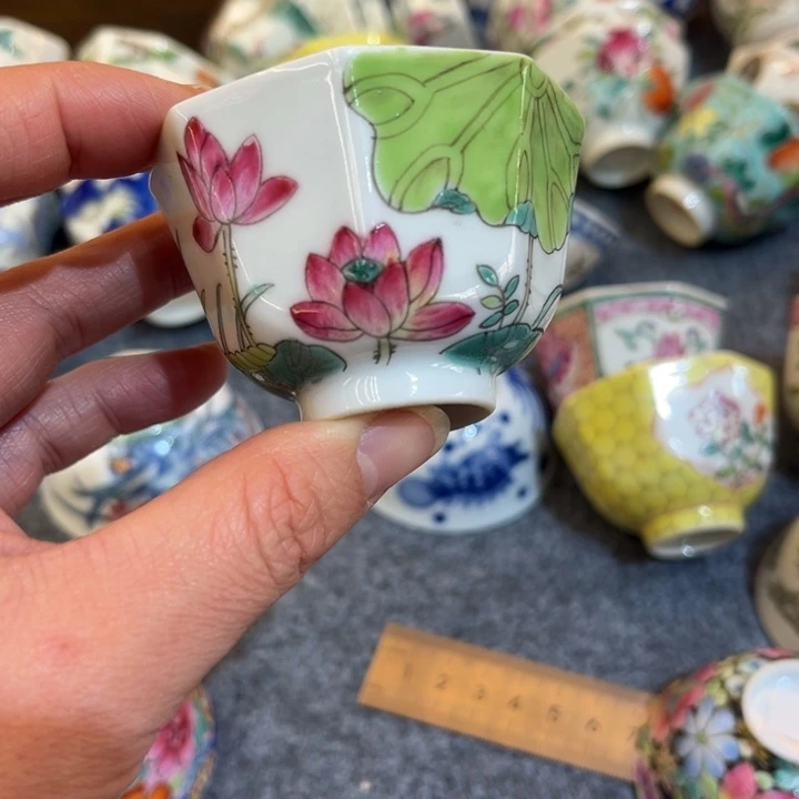 手绘茶杯盖碗陶瓷