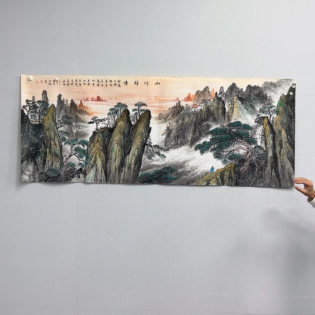 国画国画作品纯手绘作品