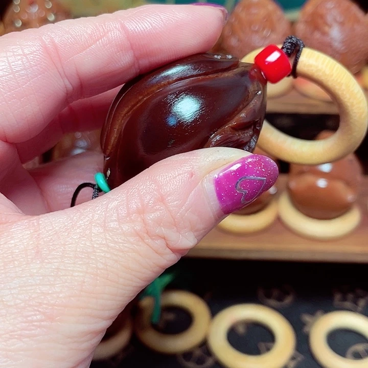 手串/手链橄榄核玉华三面生命