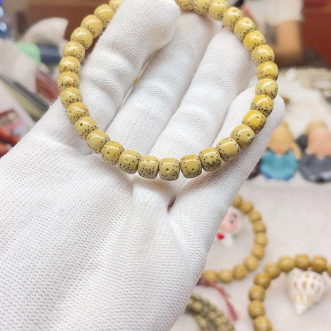 星月菩提吊坠7/6贯穿大通体星点货