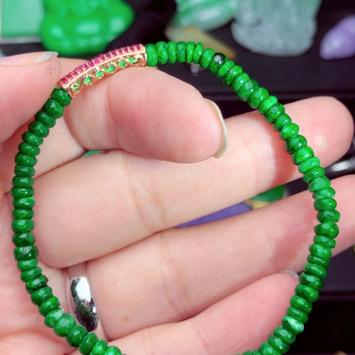 翡翠未镶嵌手链手链