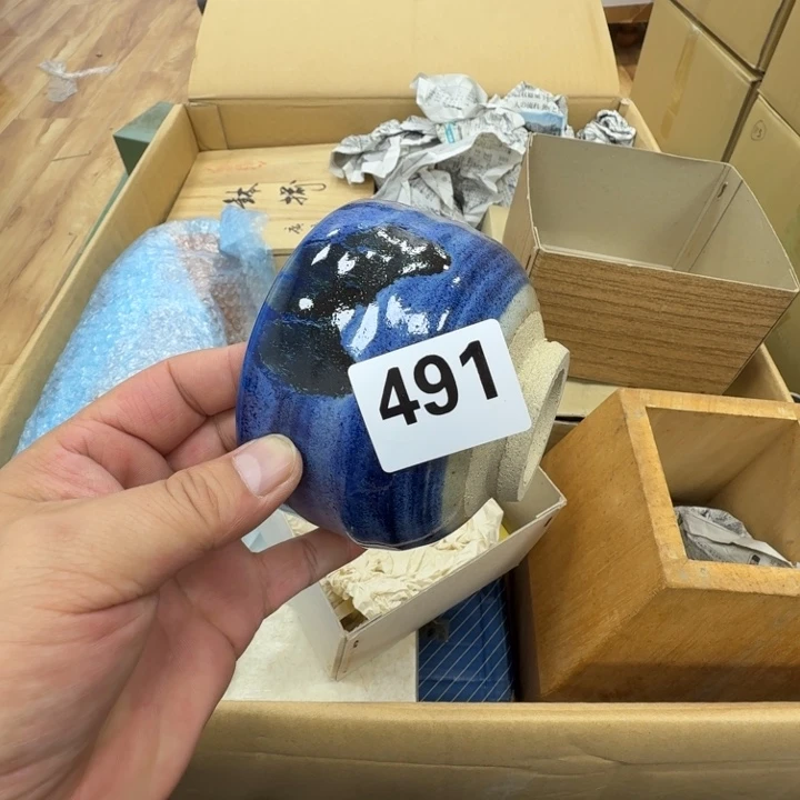 瓷片工艺品摆件瓷器摆件正能量