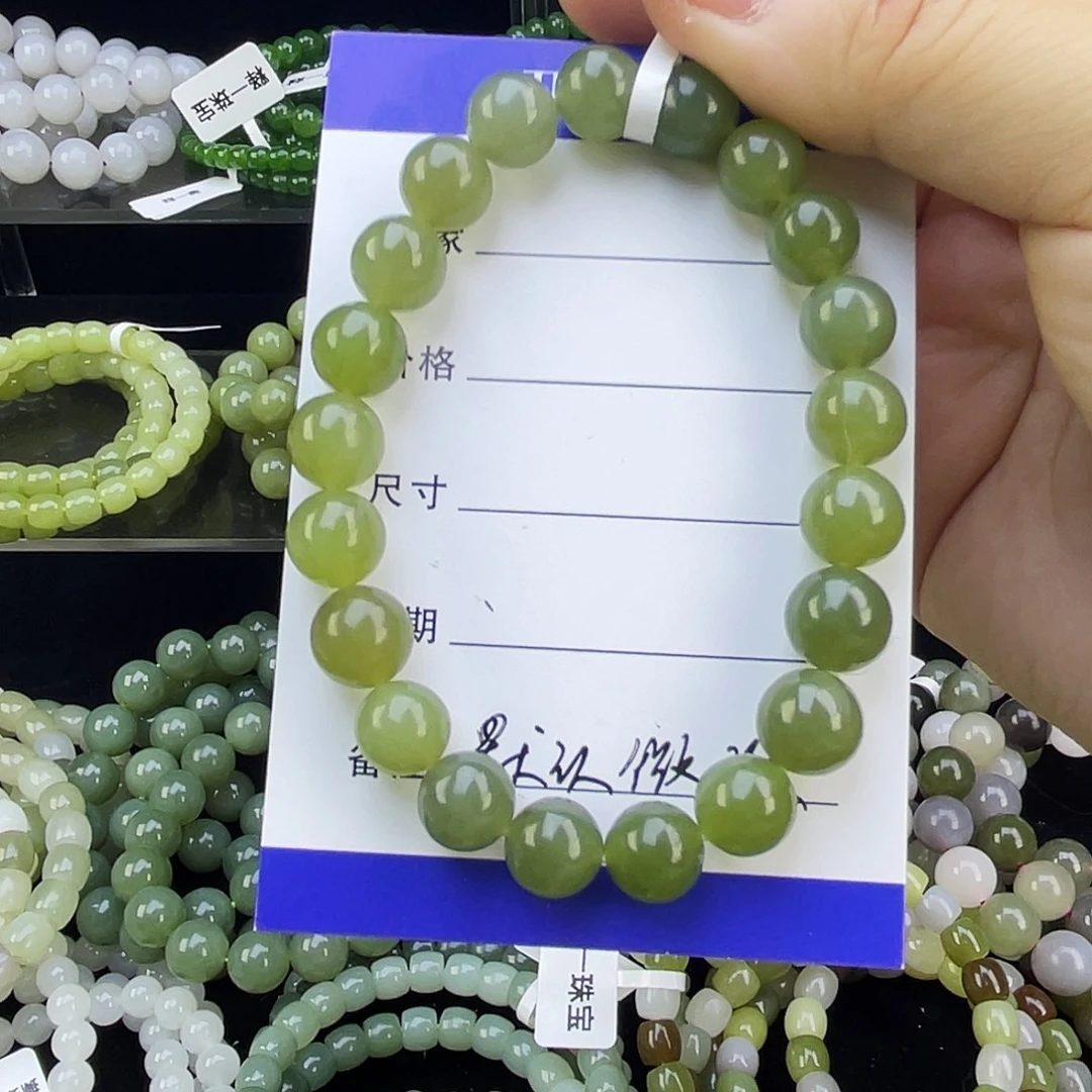 和田玉未镶嵌手链2