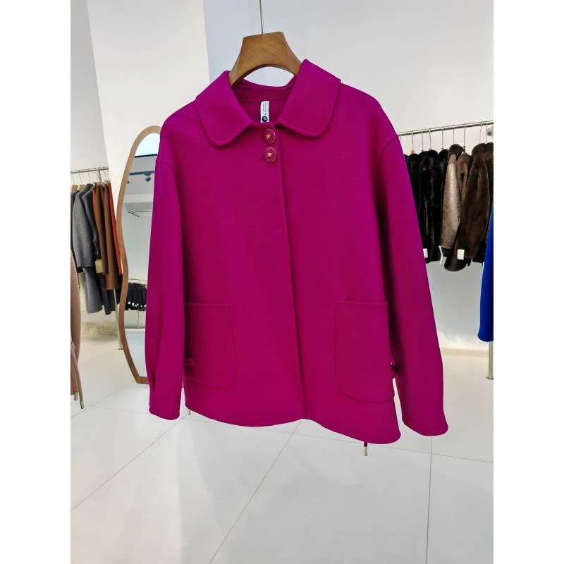 新国风短款羊毛外套10068