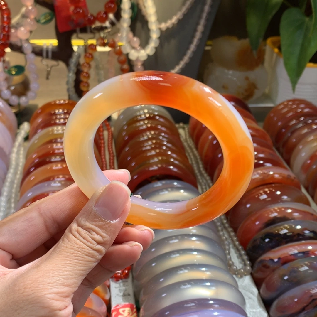 玛瑙/玉髓未镶嵌手镯31号