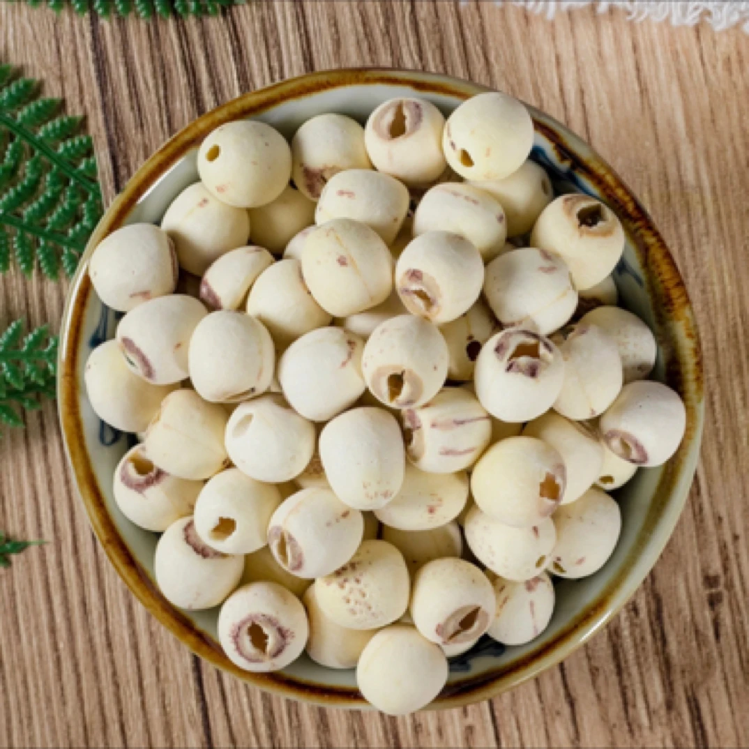 【买半斤送半斤】湖南白莲子水磨莲子煮粥煲汤