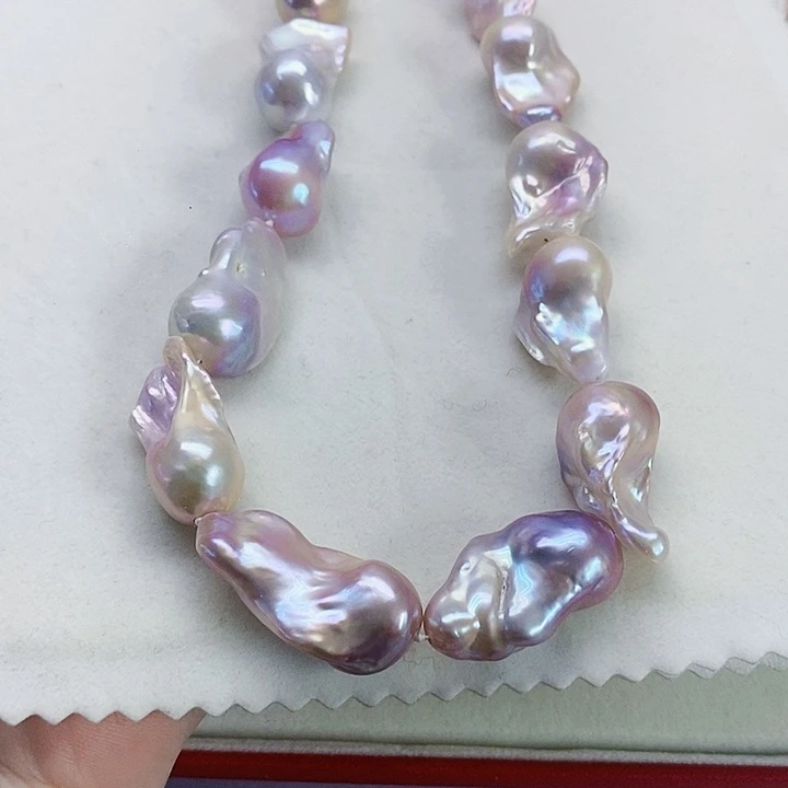 银S925镶嵌耳饰淡水珍珠大*燕