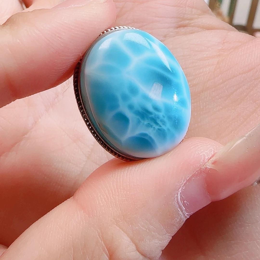 针钠钙石（海纹石）未镶嵌手链海纹蛋面