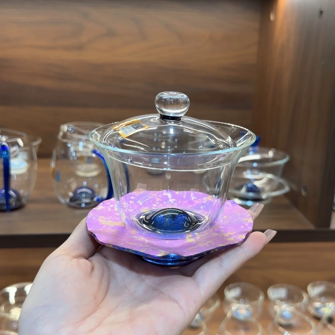 禾器斑斓耀辰盖碗星云紫