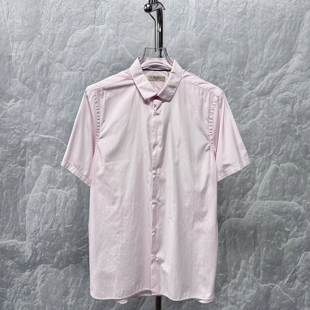 99新 BURBERRY/博柏利 Burberry 巴宝莉 短袖衬衫 42码  D13137