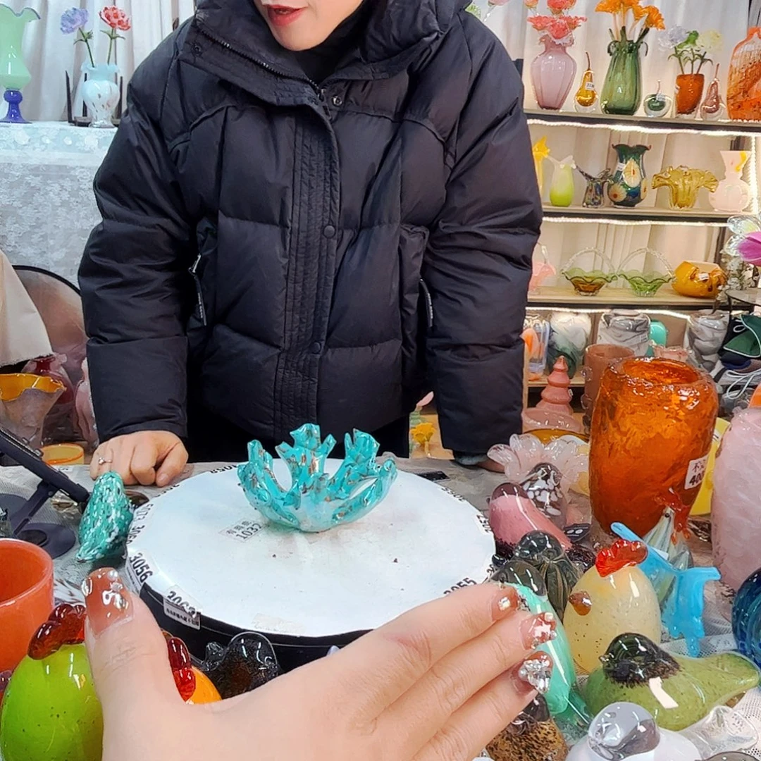 珊瑚家悦美居琉璃摆件